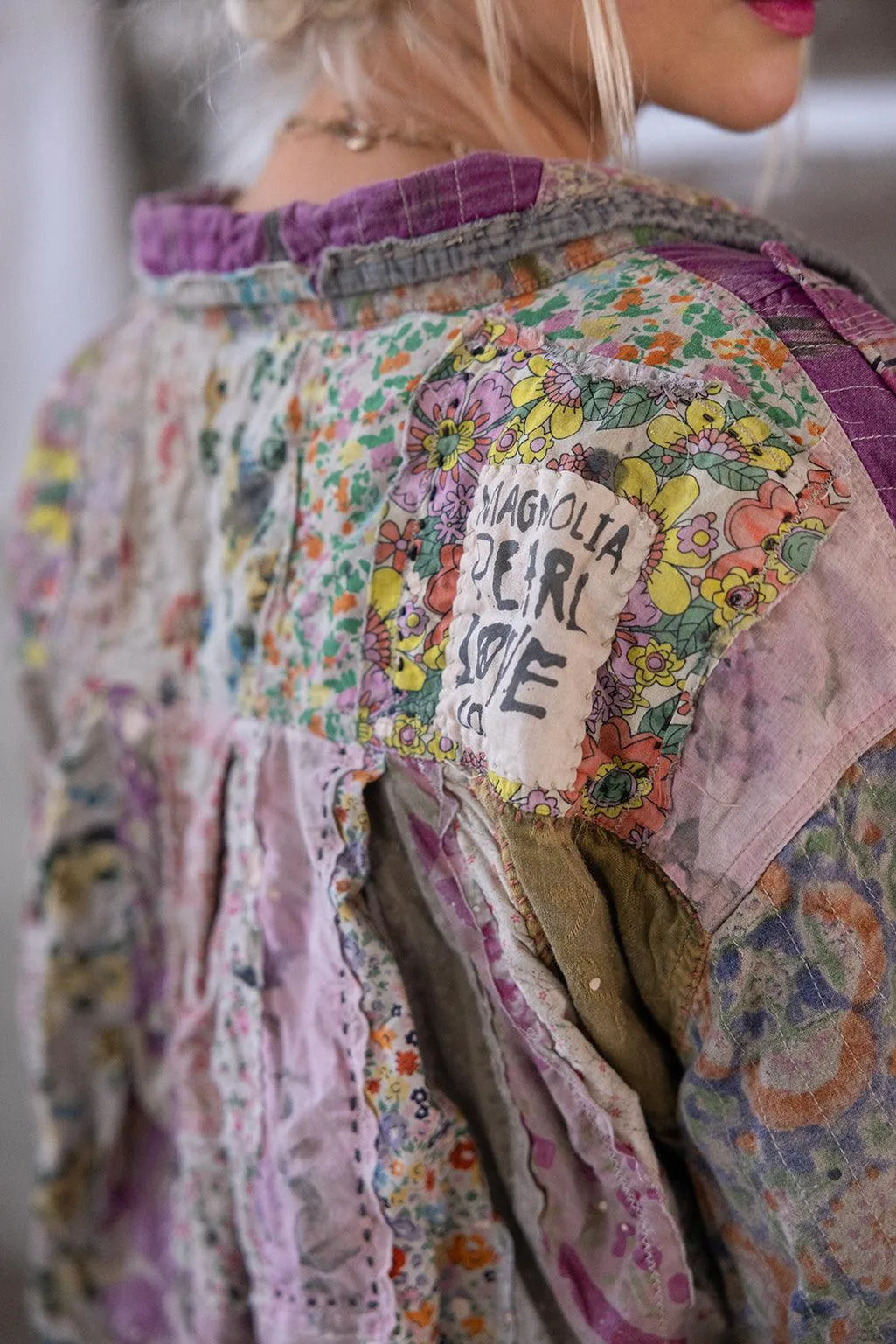 Patchwork Baishan Layering Overshirt