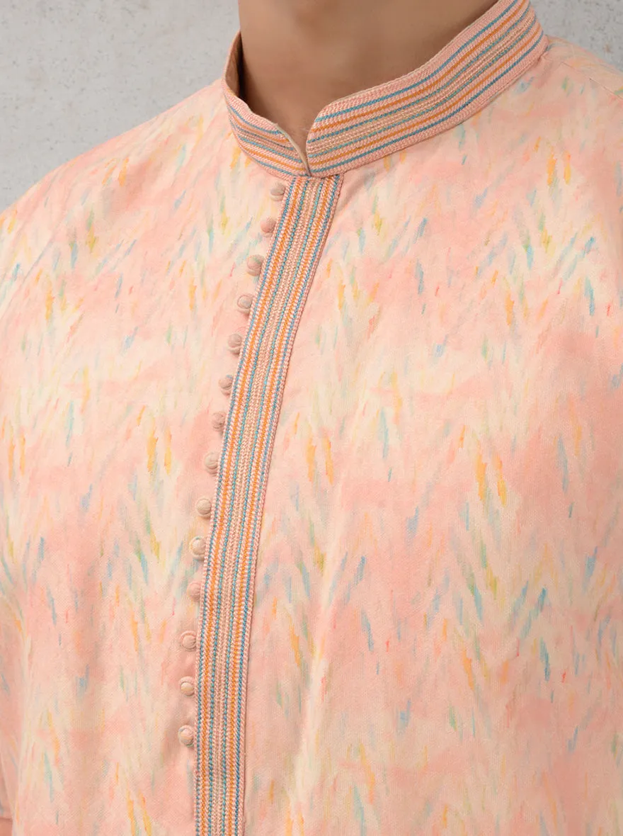 Peach  Kurta Pajama | Azania