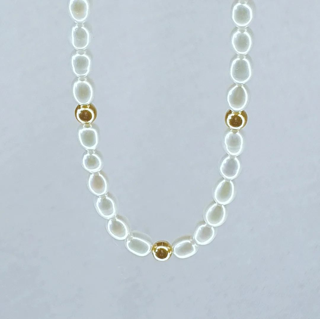 Pearls of Wisdom / Seed Pearl Necklace