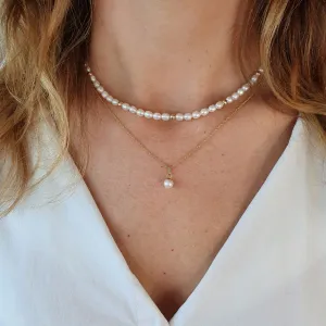 Pearls of Wisdom / Seed Pearl Necklace