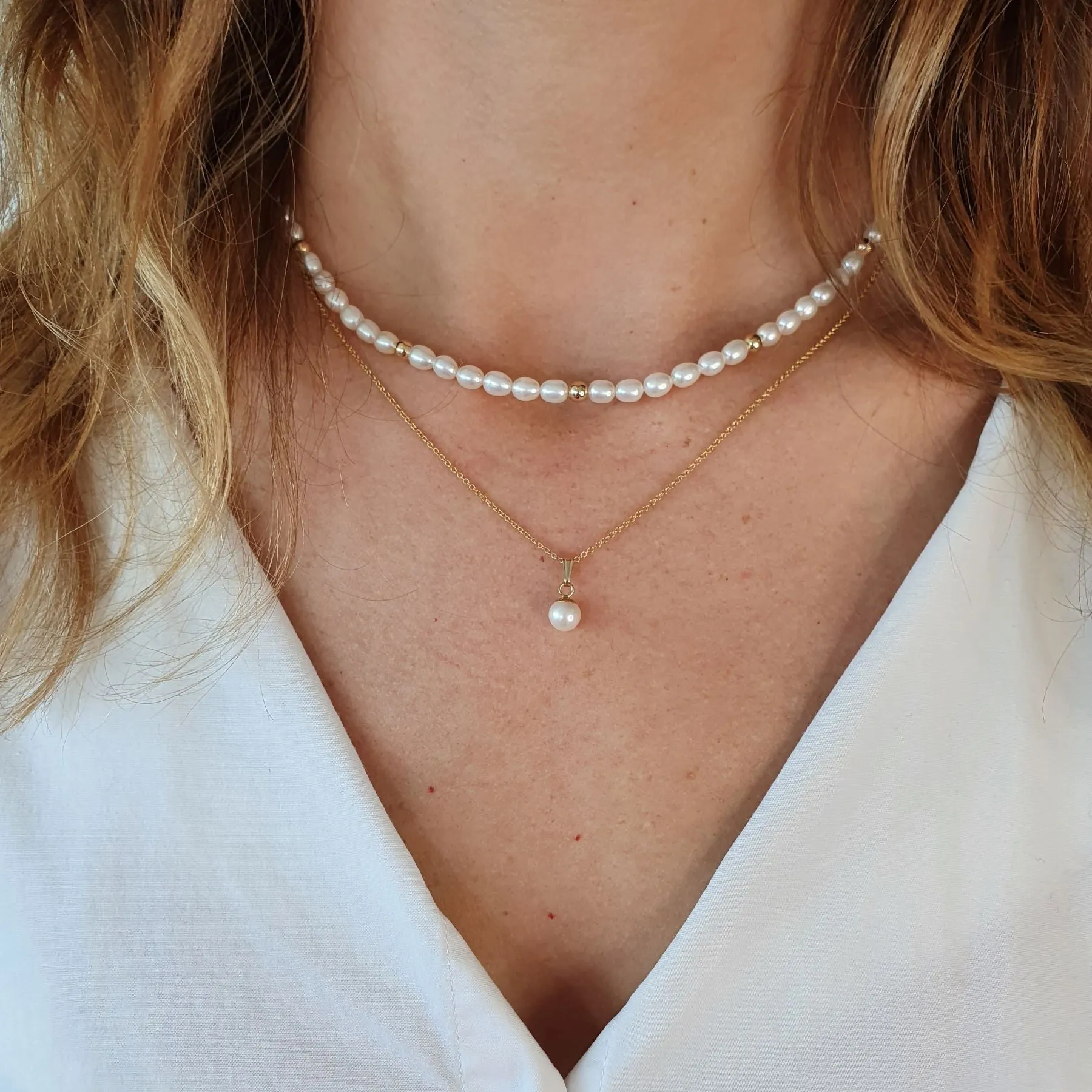 Pearls of Wisdom / Seed Pearl Necklace