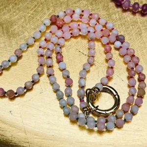 Peruvian Pink Opal Layering Necklace