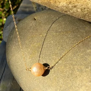 Pink Edison Pearl Layering Necklace
