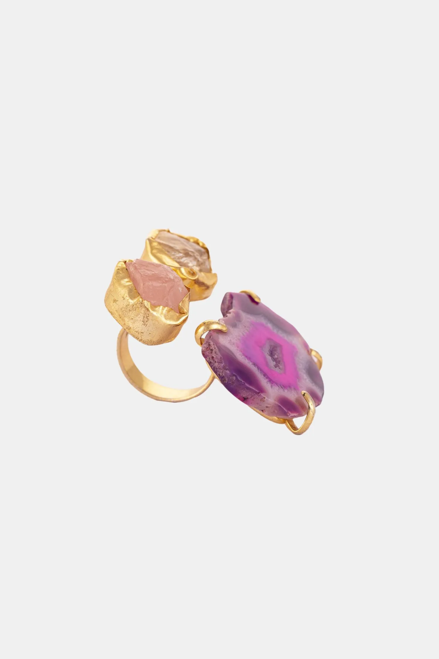Pink Stone Fashion Ring