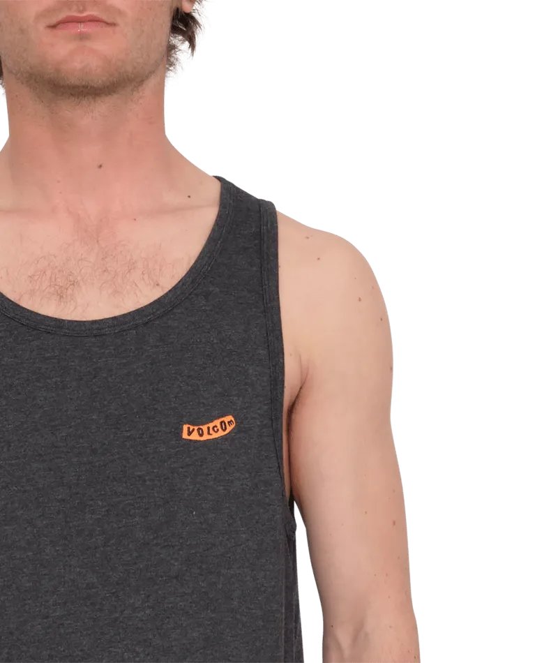 Pistol Stone Vest in Heather Black