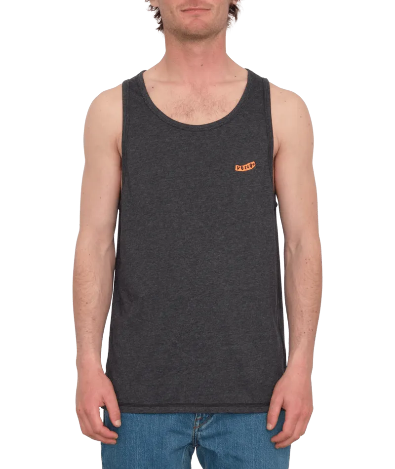 Pistol Stone Vest in Heather Black