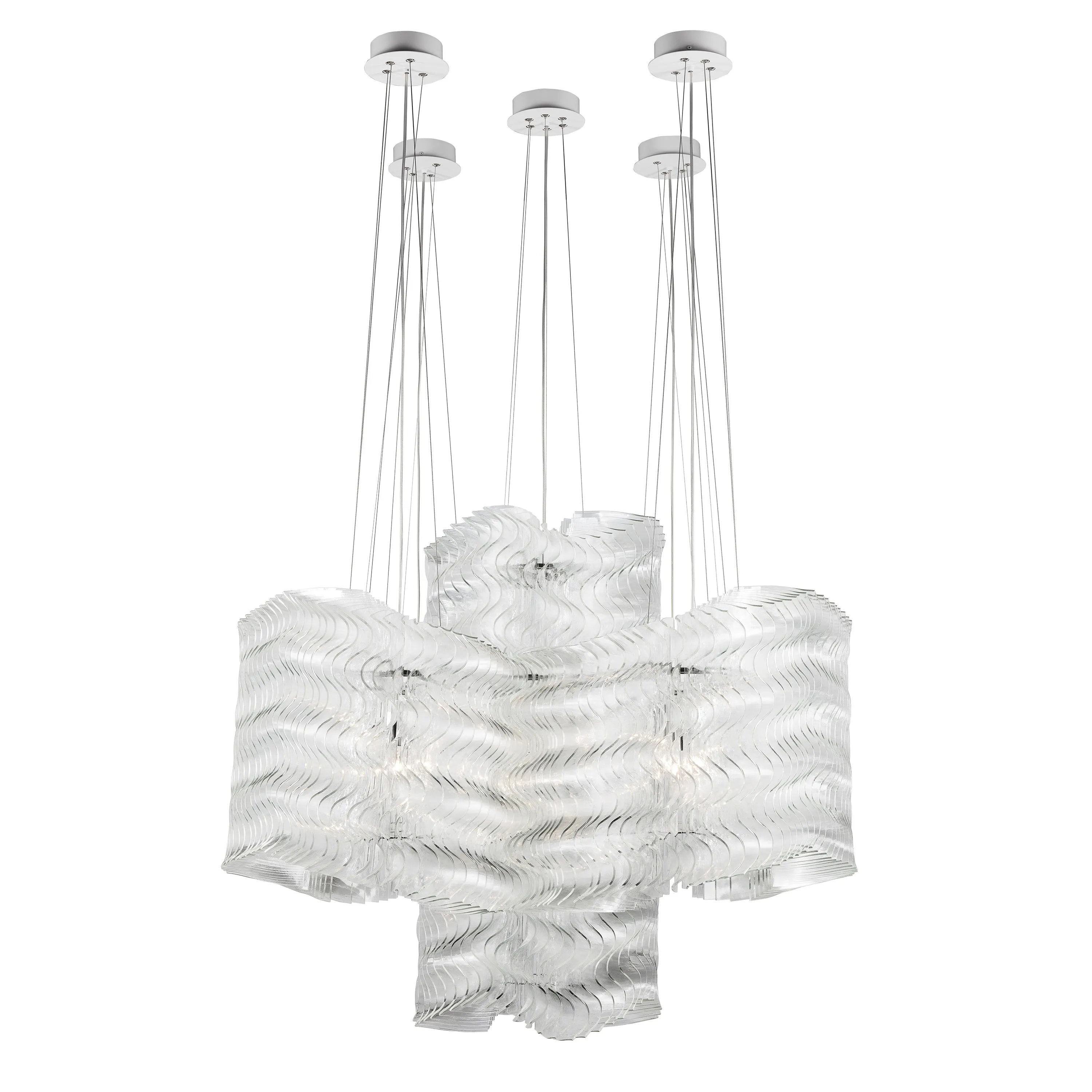 Plisse Sculpture Chandelier