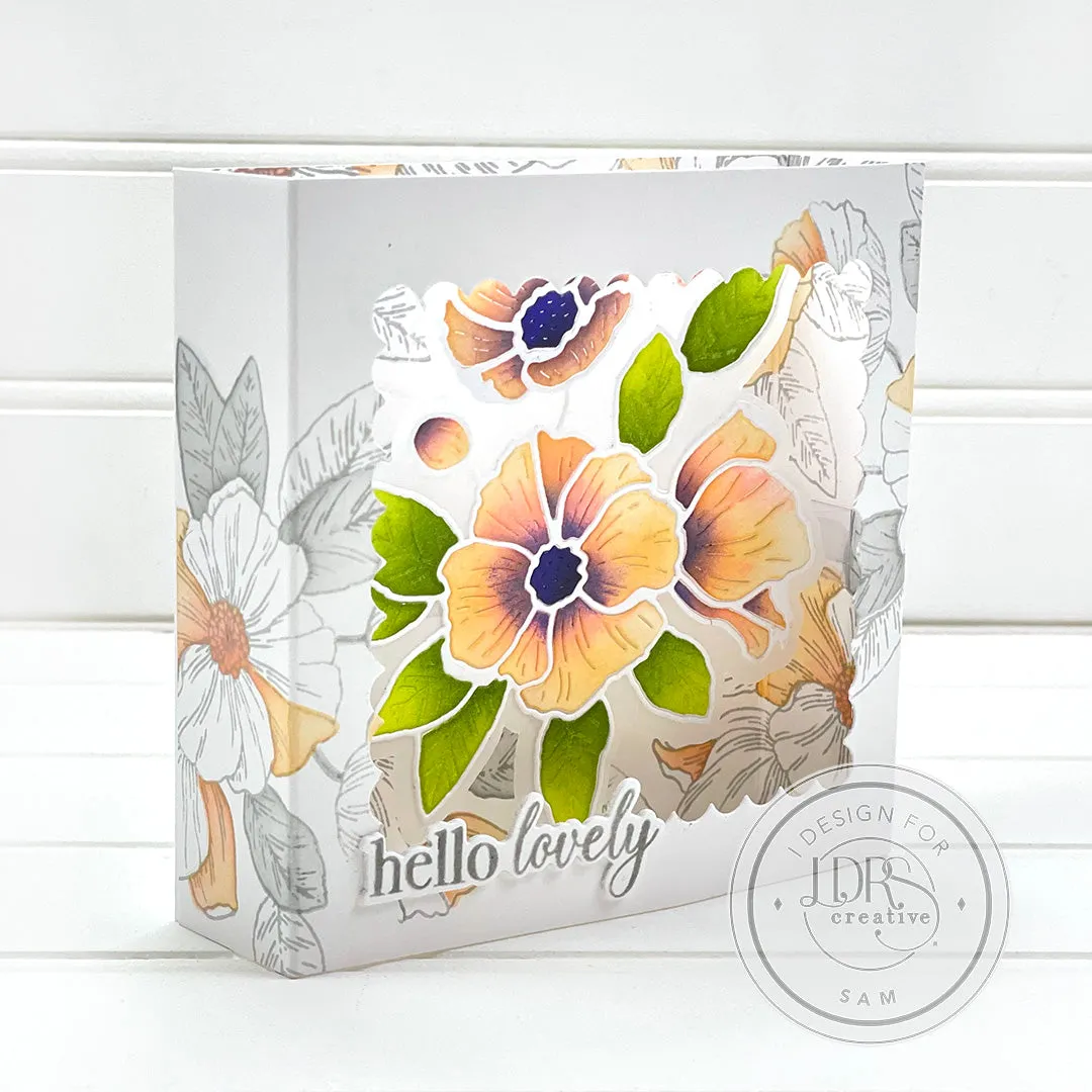 Poppy Posy Layering Stencils - 4 Pack