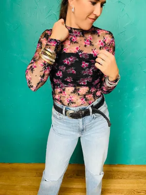 Printed Lady Lux Layering Top