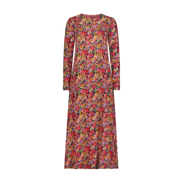 Printed Slip Dress- Oil Painted Florals