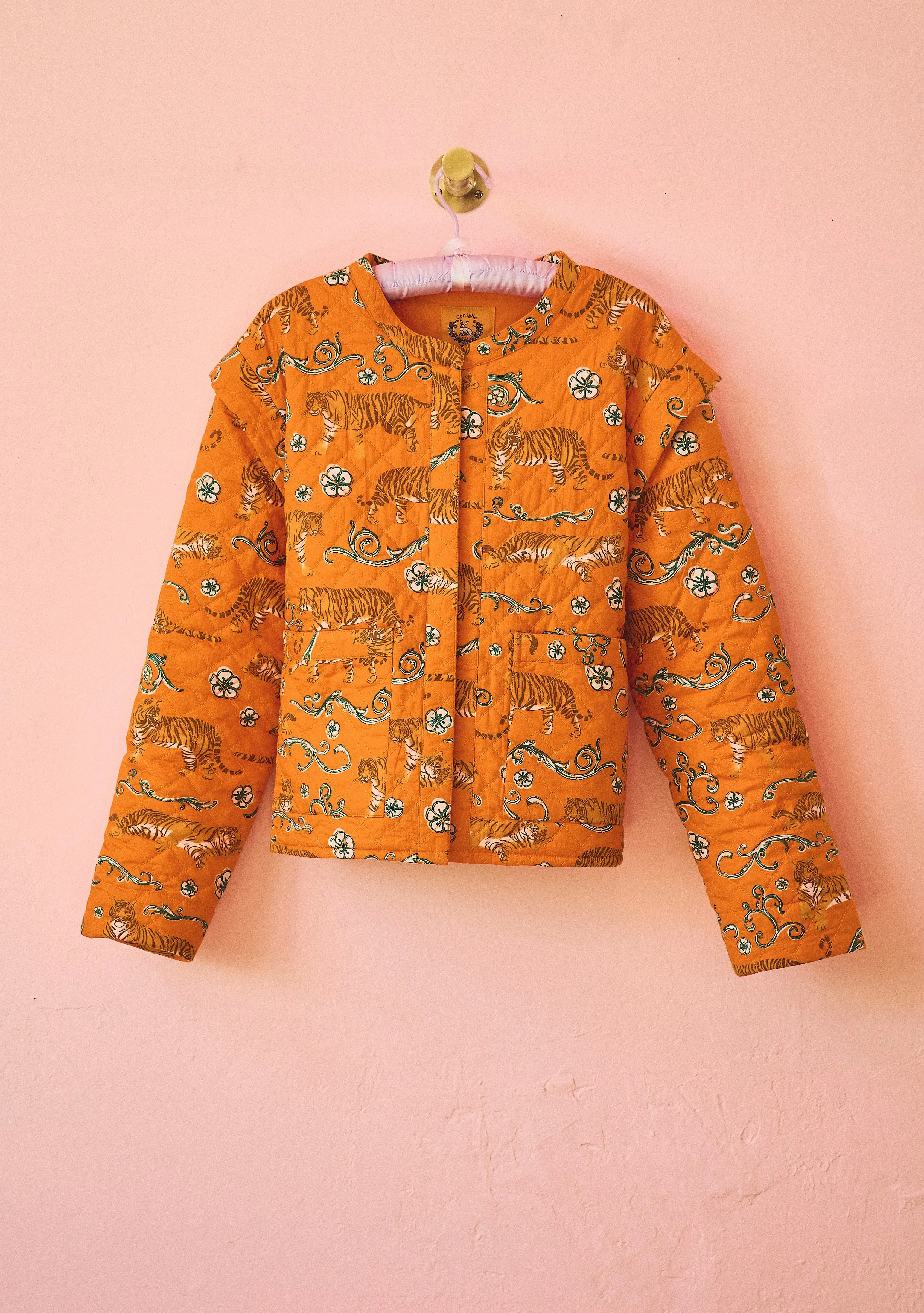 Quilted Long Sleeve Jacket
