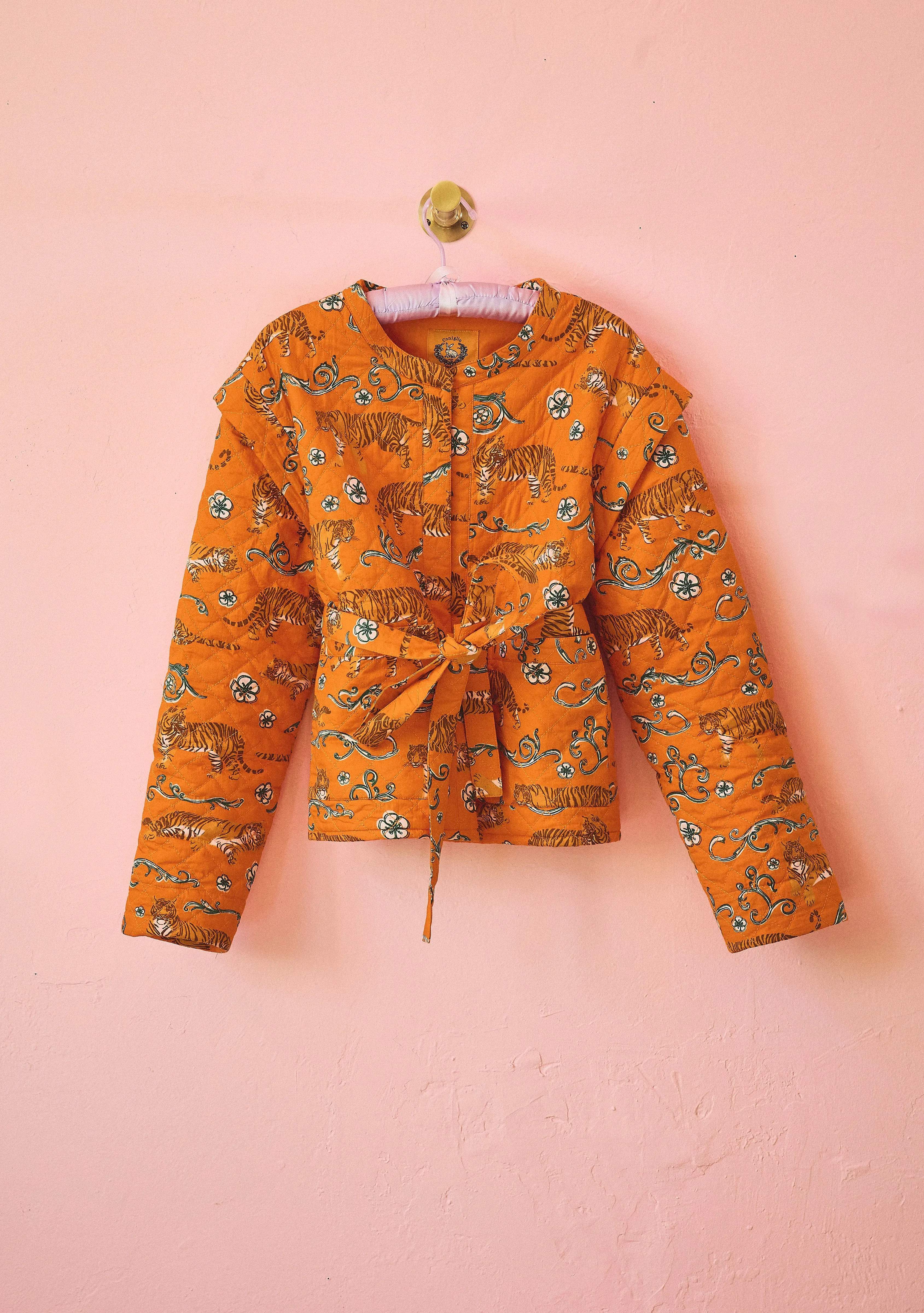 Quilted Long Sleeve Jacket