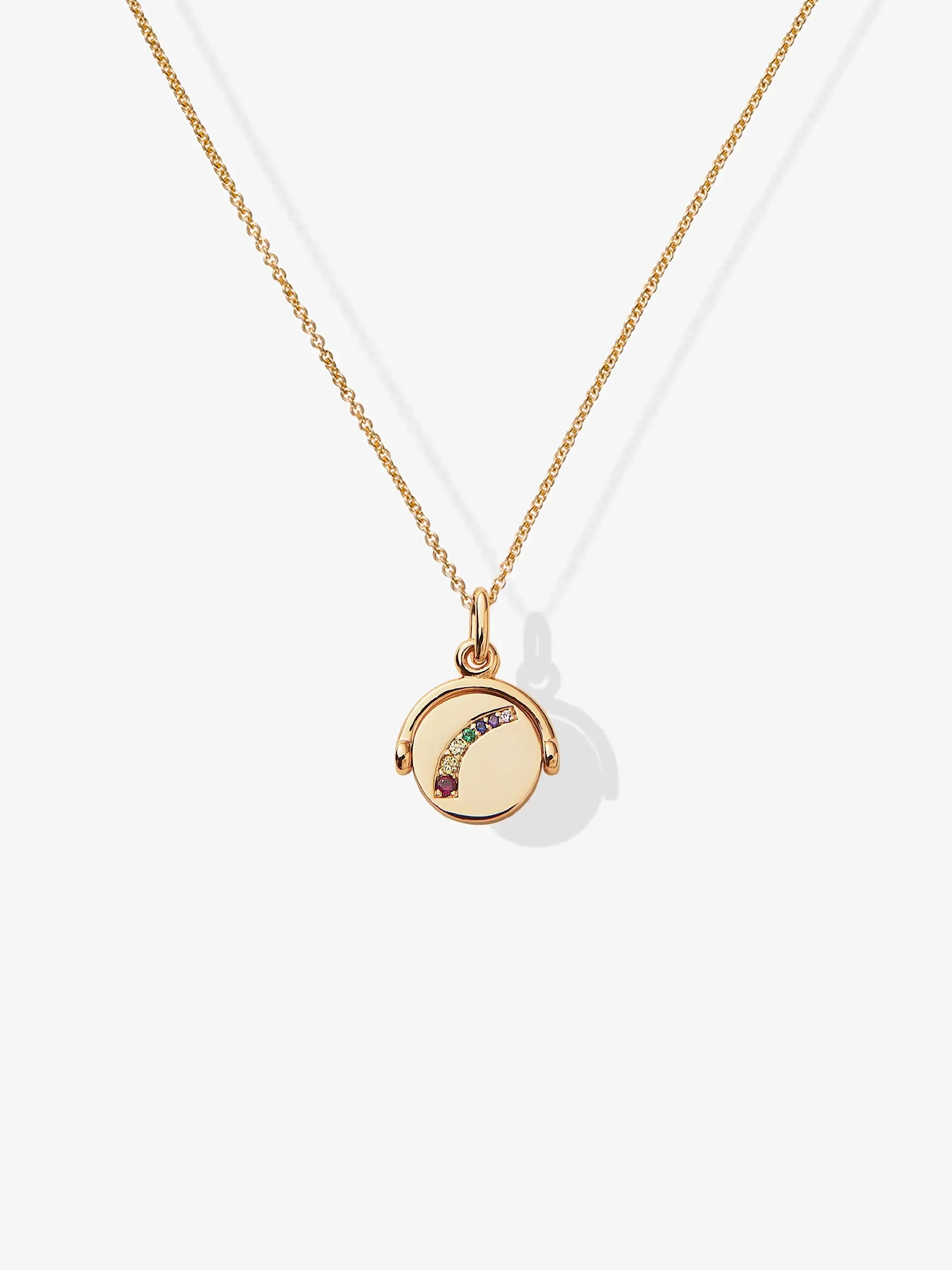 Rainbow Spinner Necklace