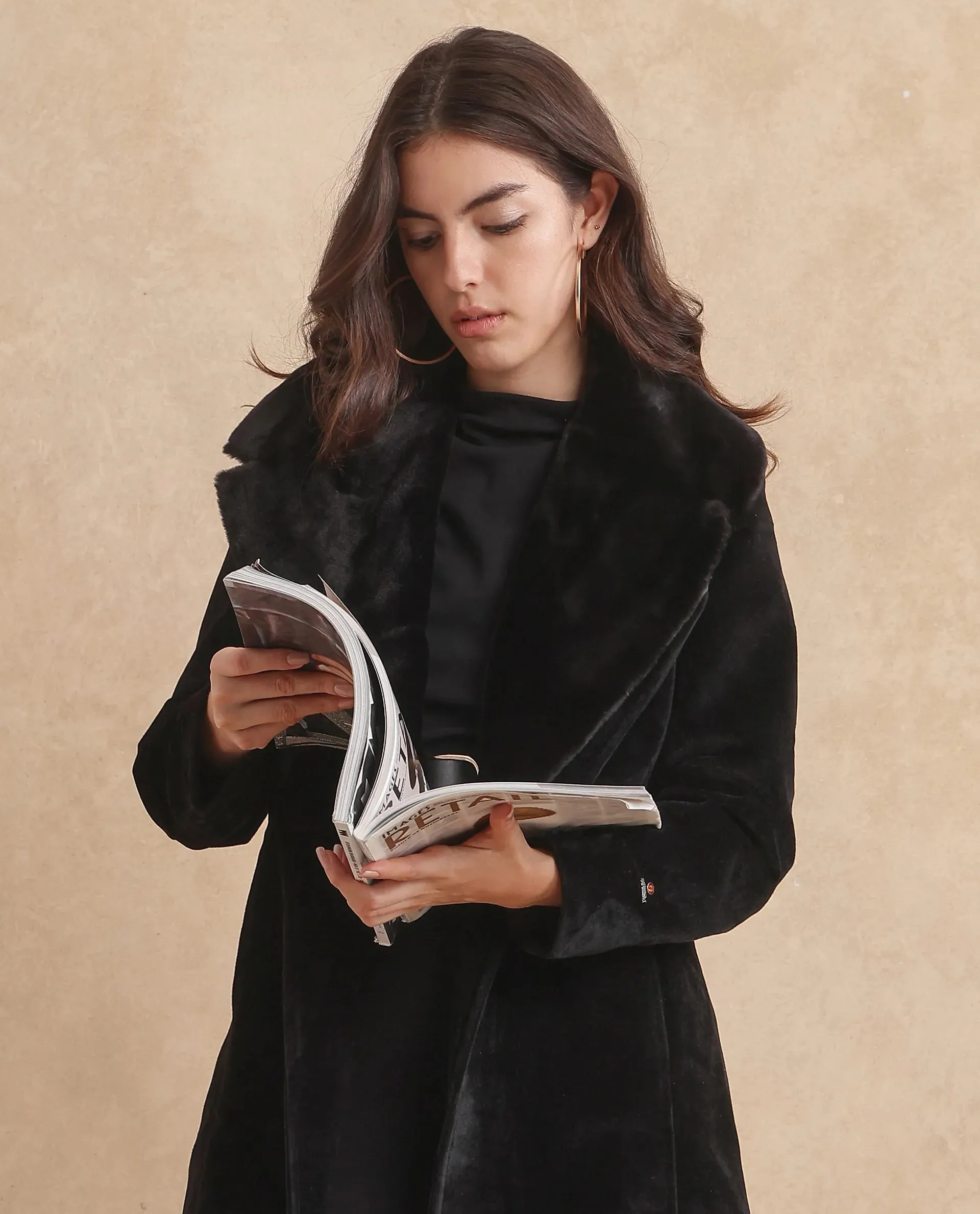 Rareism Women Teich 1 Black Plain Jacket