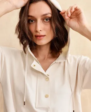 Rareism Women Yalova Primary Off White Full Sleeve Sweatshirt