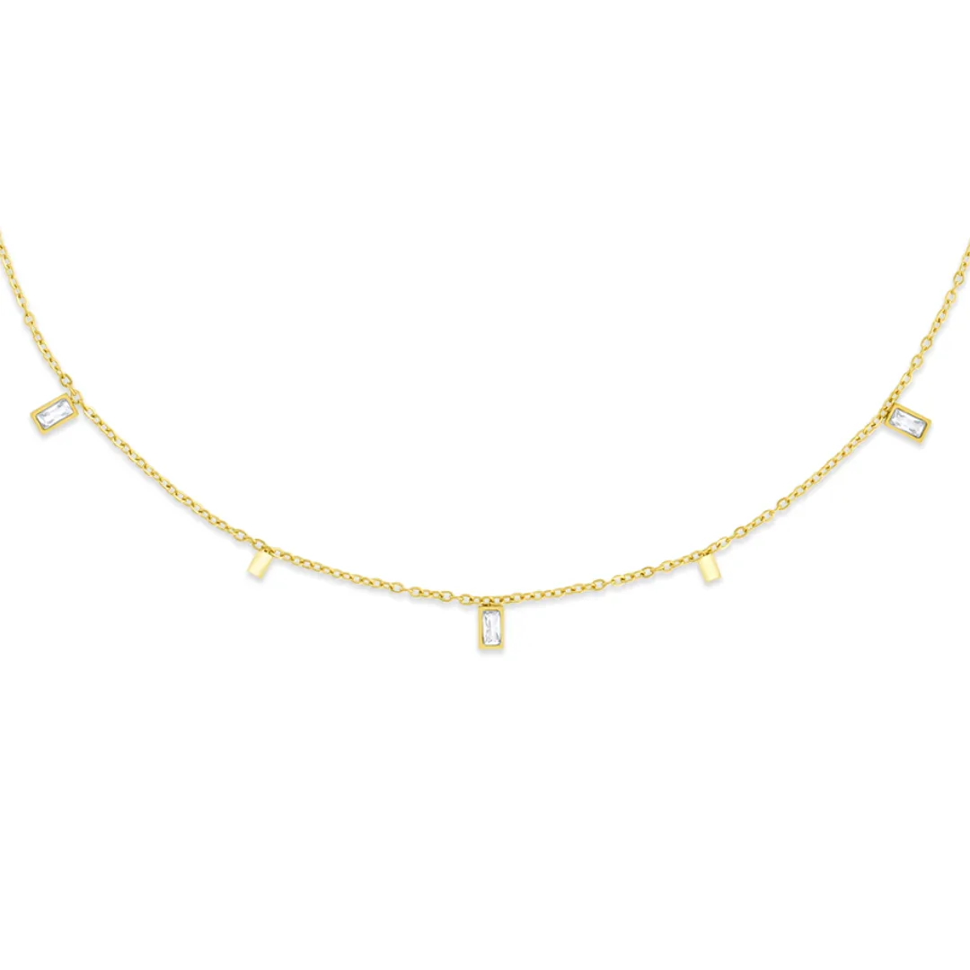 Rectangle Charms Necklace