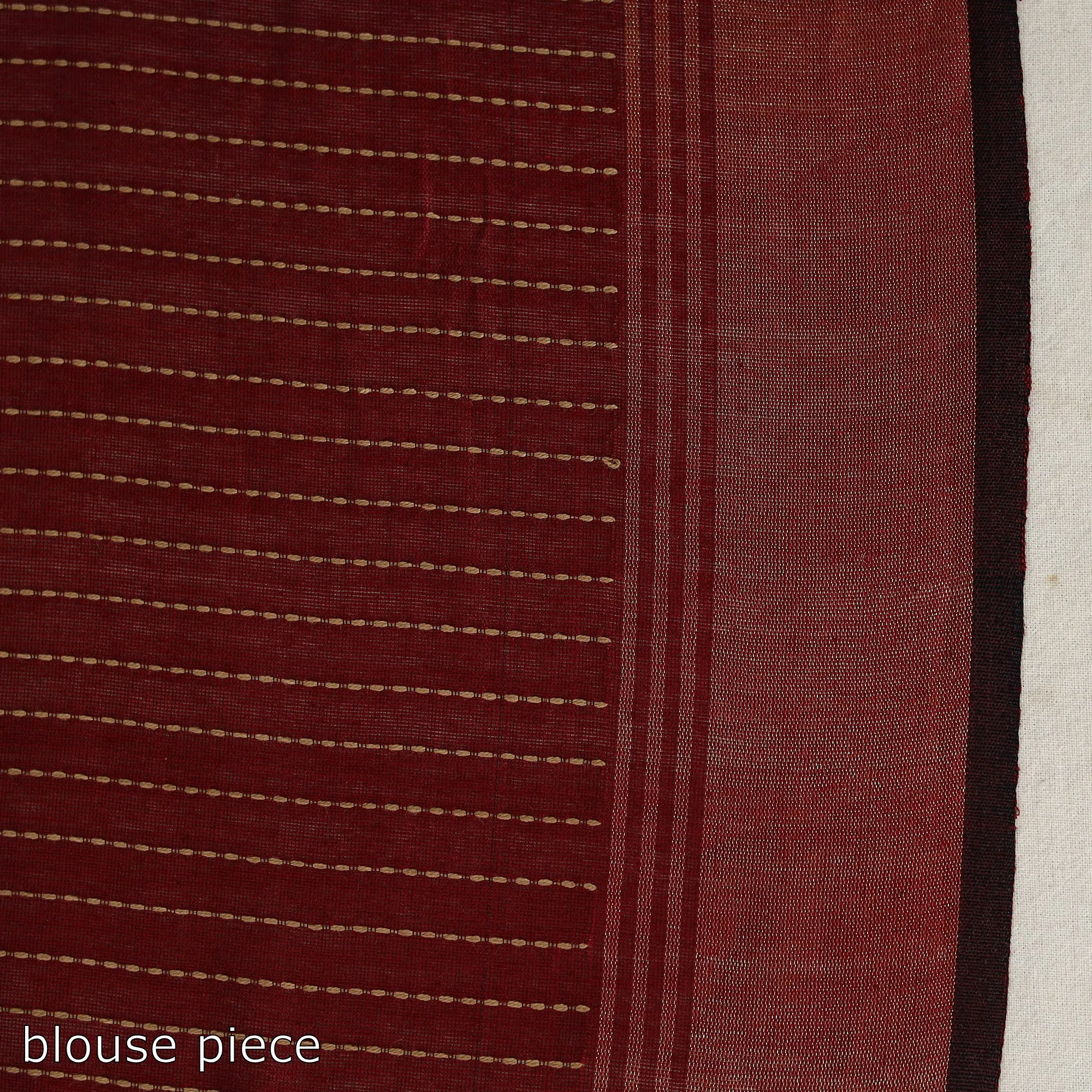Red - Festive Desi Tussar Silk Bhagalpuri Handloom Saree 03