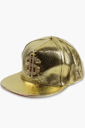 Reflective Golden Snapback Cap - S22 - MCP045R