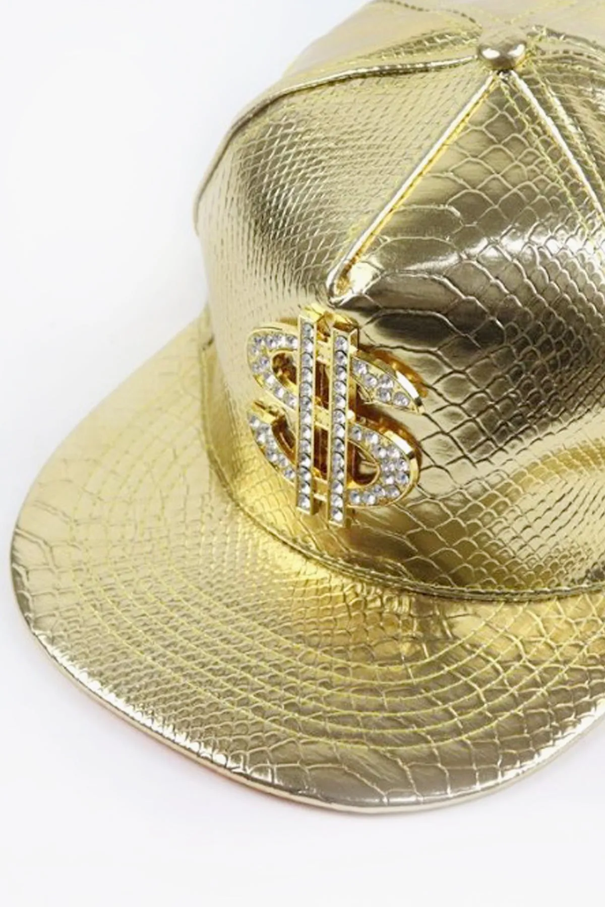 Reflective Golden Snapback Cap - S22 - MCP045R