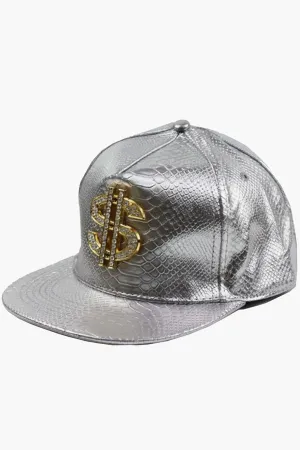 Reflective Silver Snapback Cap - S22 - MCP044R