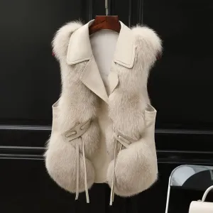 REGAL FUR LAYER VEST