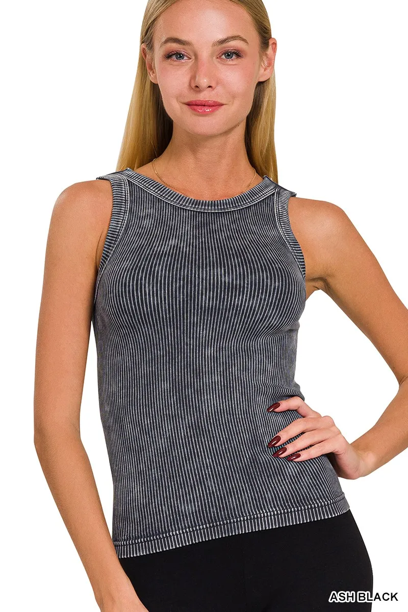 RIBBED SEAMLESS TANK TOP / STUFFOLOGY BOUTIQUE