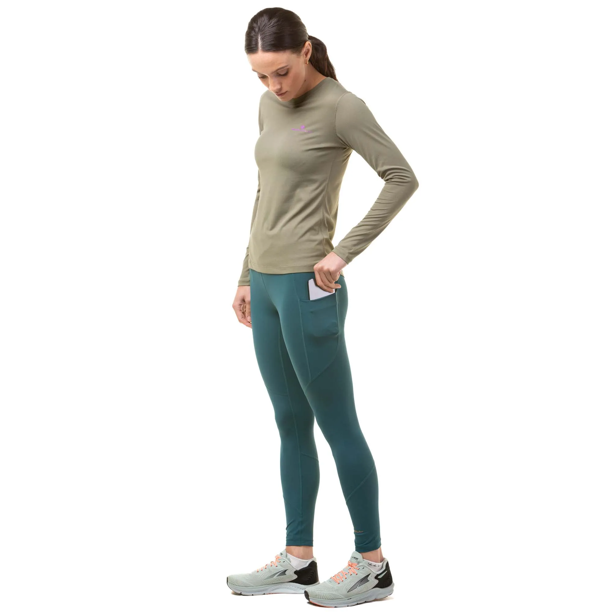 Ronhill | Women's Tech Tight - Deep Lagoon