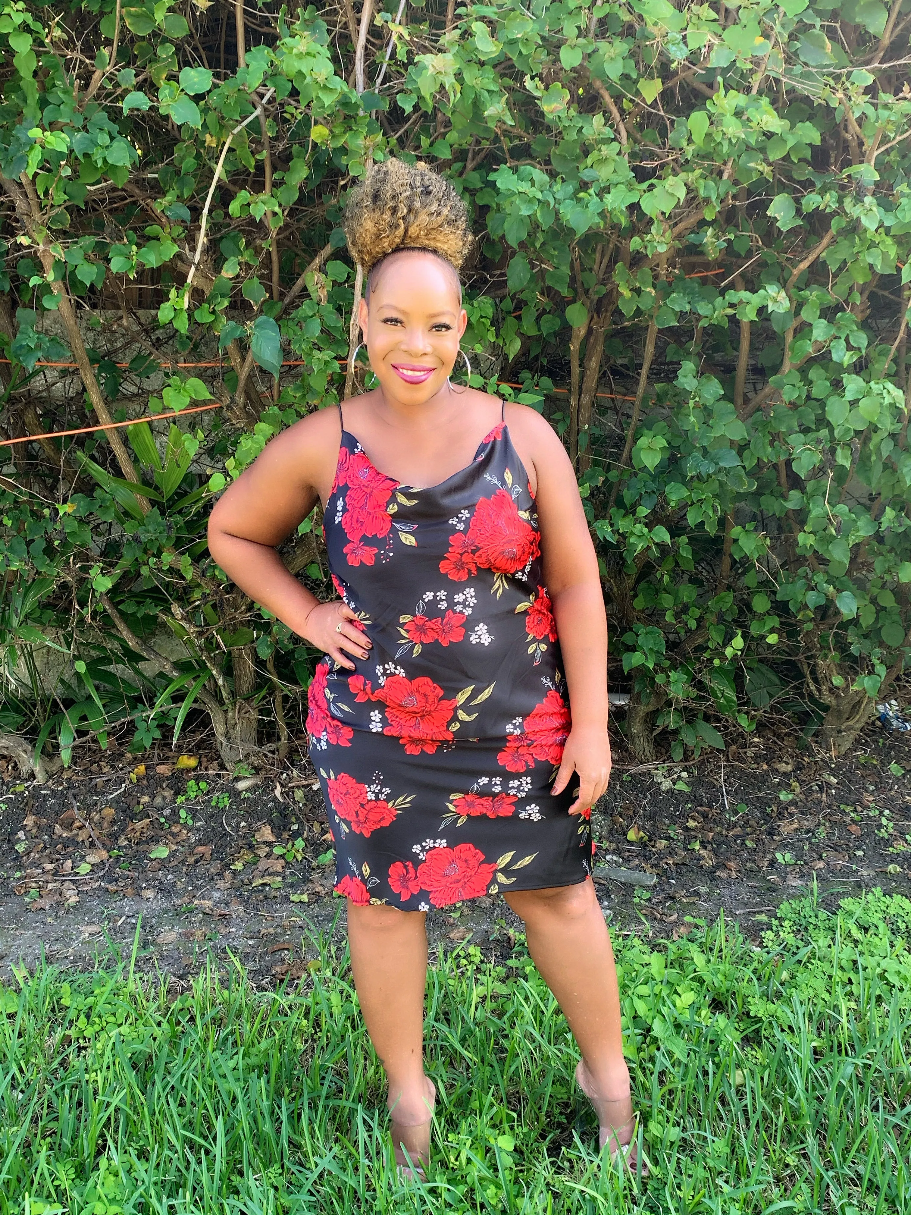 Roses Slip Dress