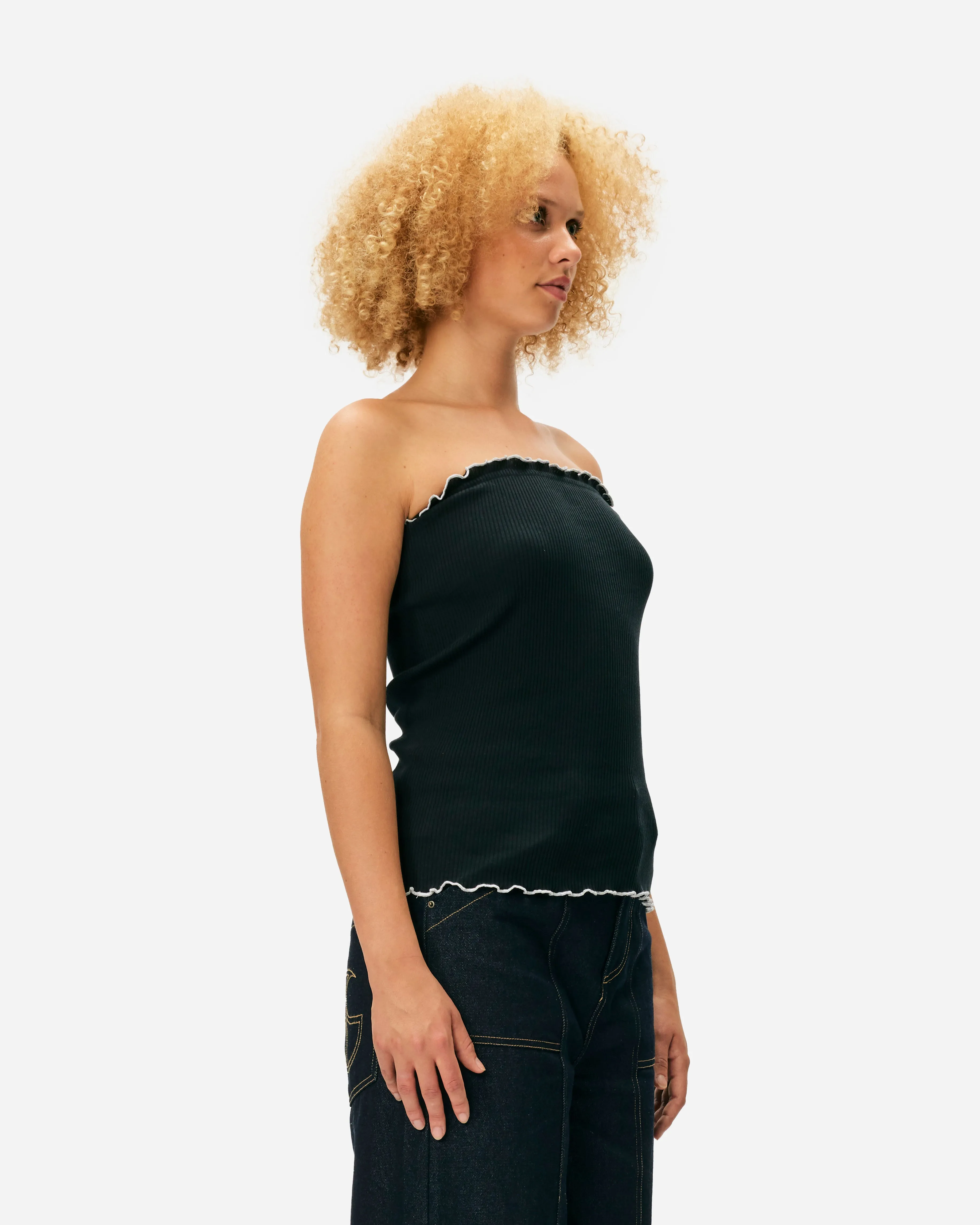 Rosette Seamless Tube Top