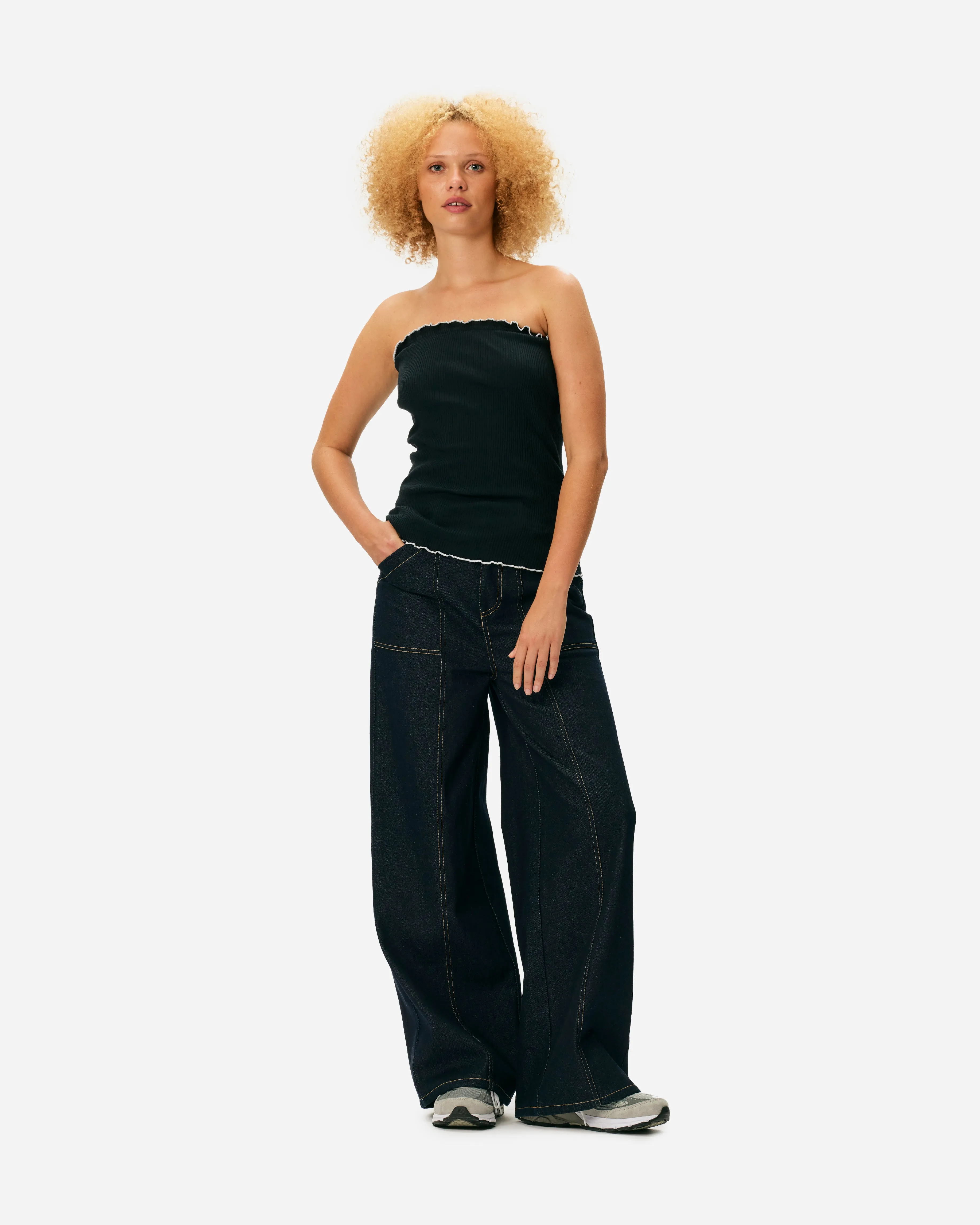 Rosette Seamless Tube Top