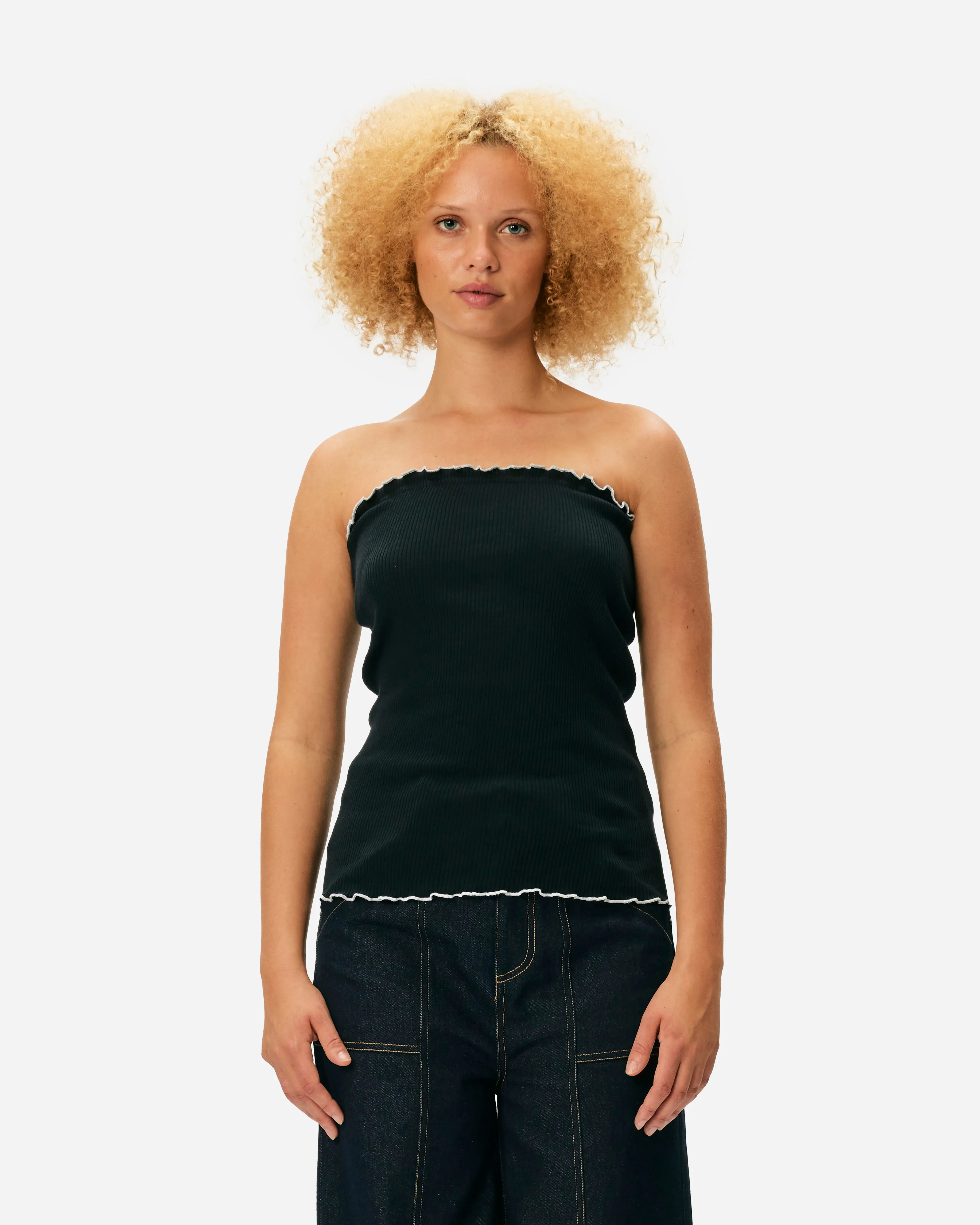 Rosette Seamless Tube Top
