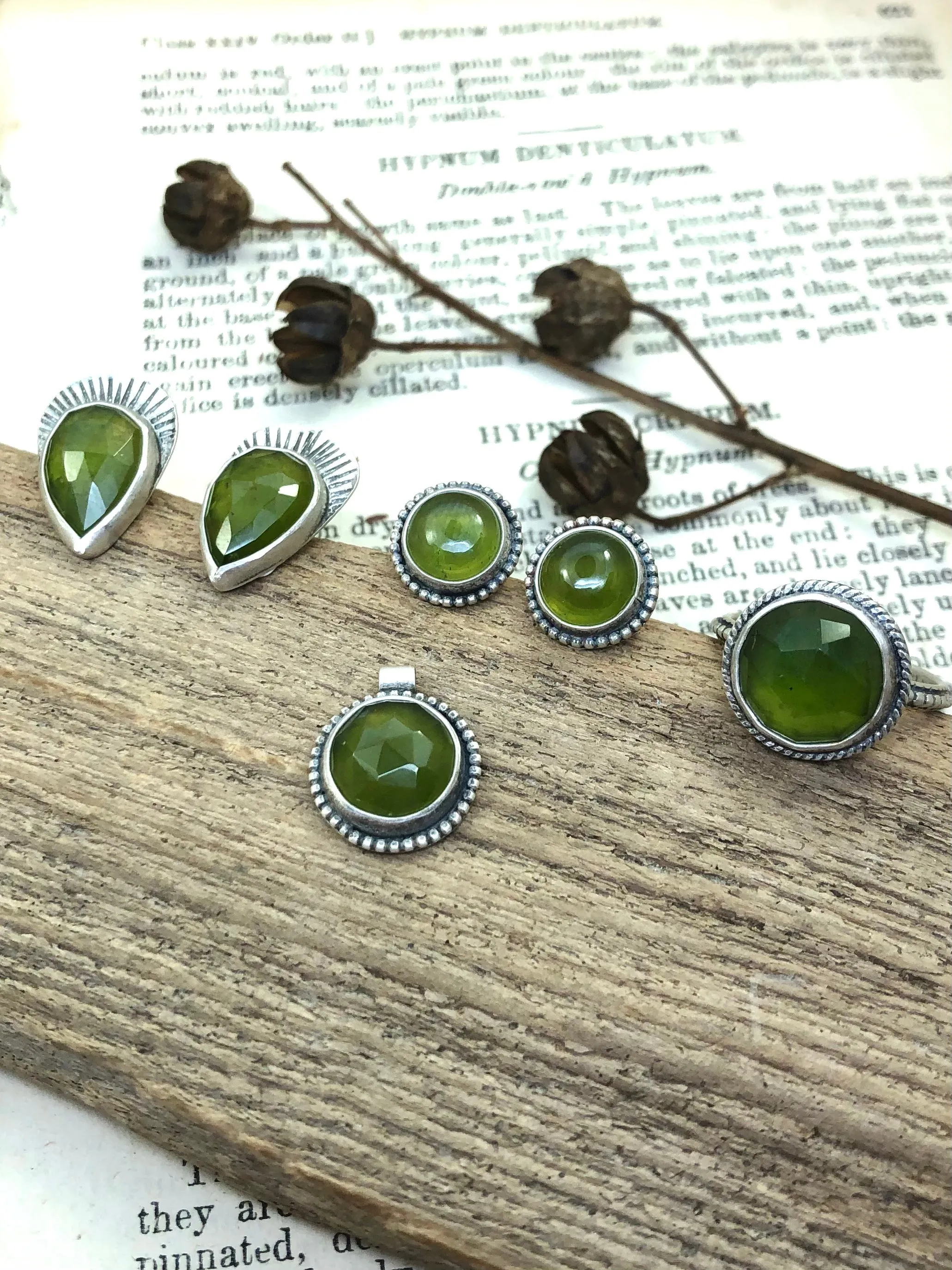 Round Vesuvianite Necklace