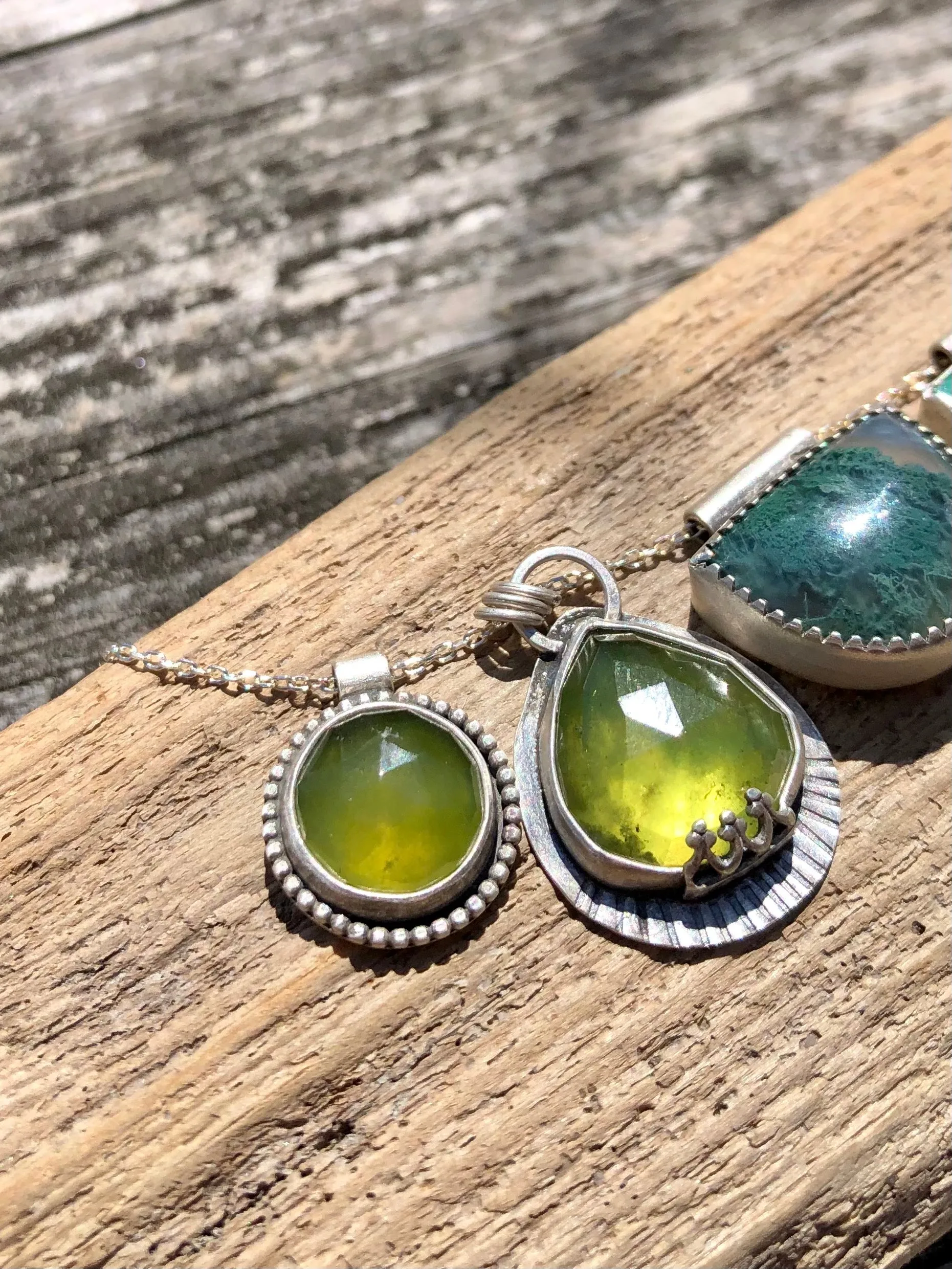 Round Vesuvianite Necklace