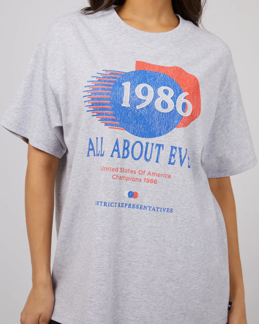 Run Club Oversized Tee | Grey Marle
