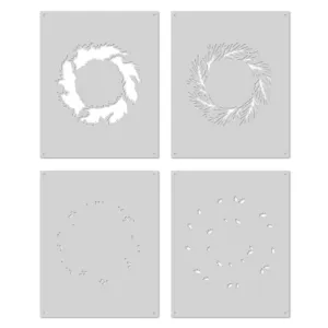 SA199 Color Layering Wreath Stencils