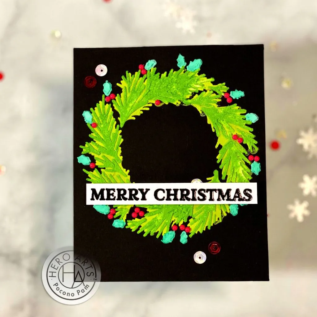 SA199 Color Layering Wreath Stencils