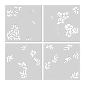 SA236 Color Layering Summer Blooms Stencils