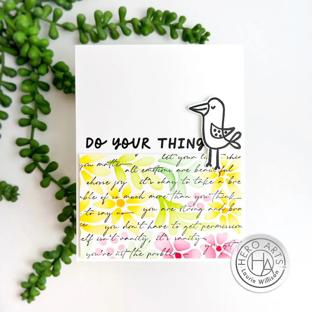 SA236 Color Layering Summer Blooms Stencils