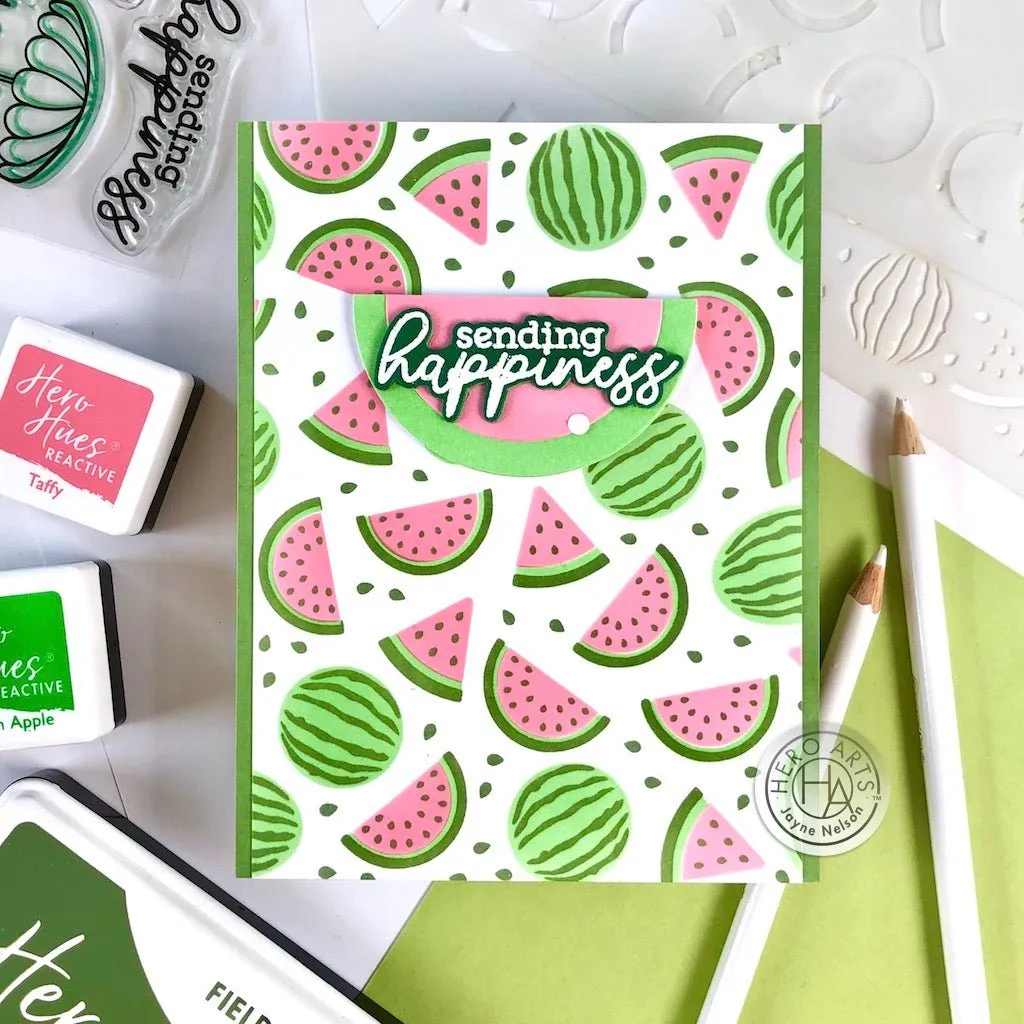SA250 Color Layering Watermelon Stencils