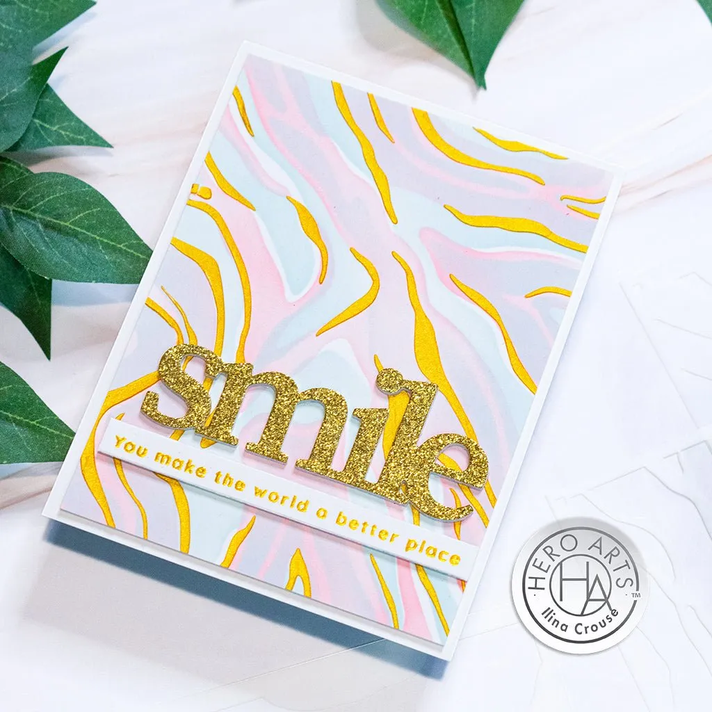 SA265 Color Layering Marbling Stencils
