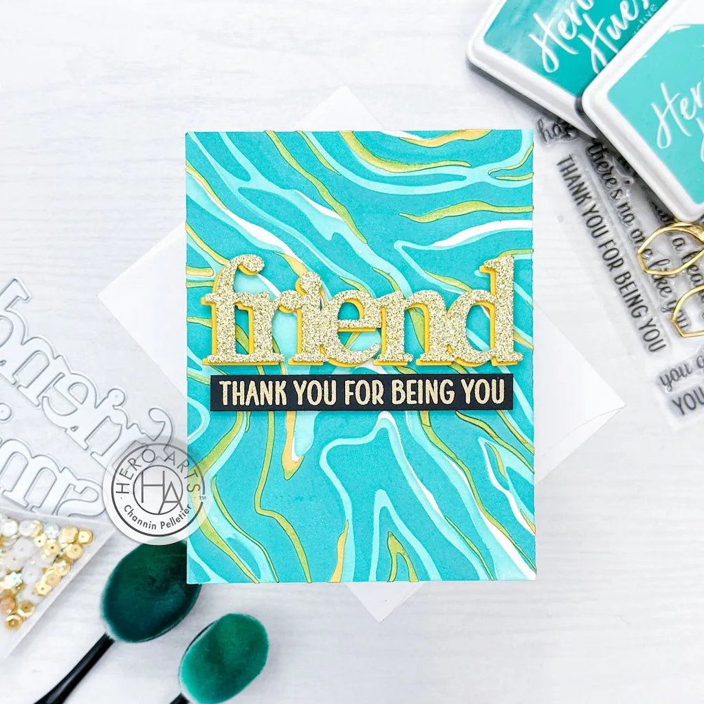 SA265 Color Layering Marbling Stencils