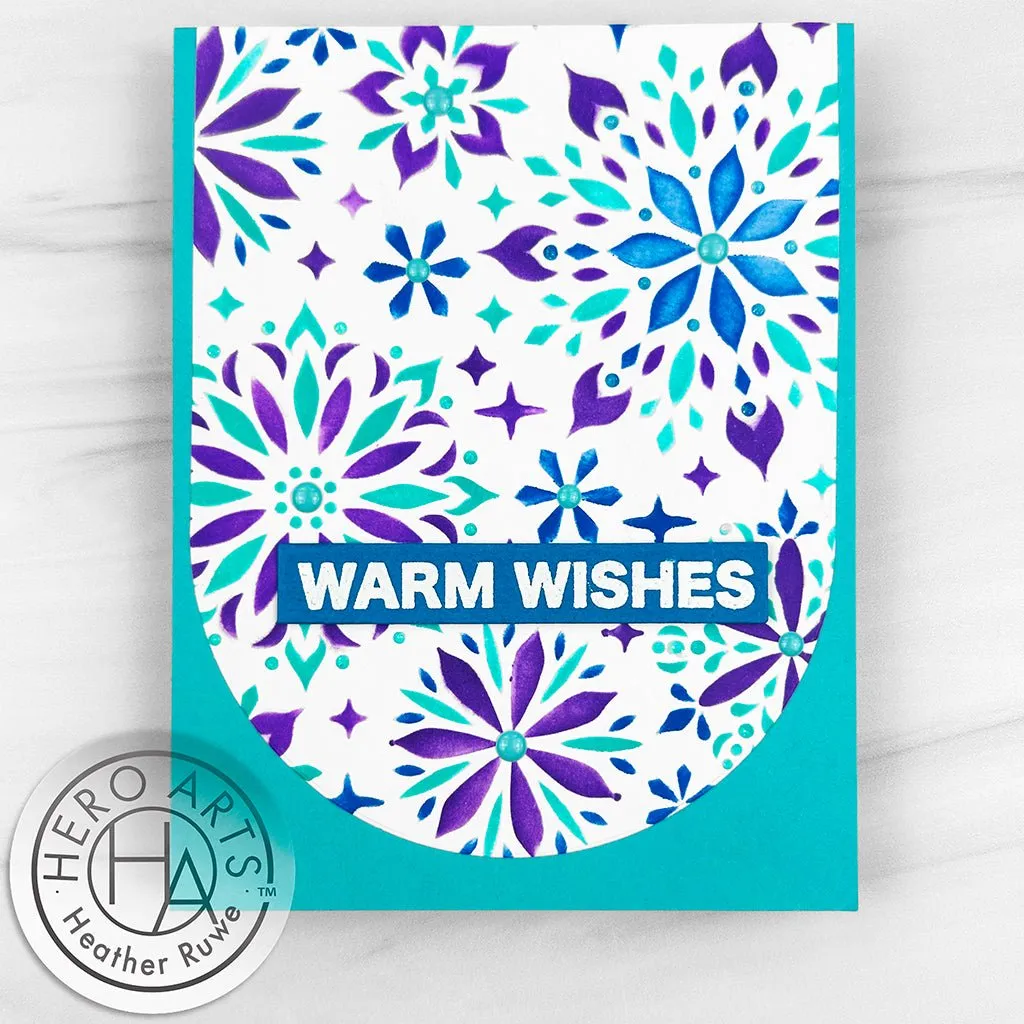 SA285 Color Layering Snowflake Stencils