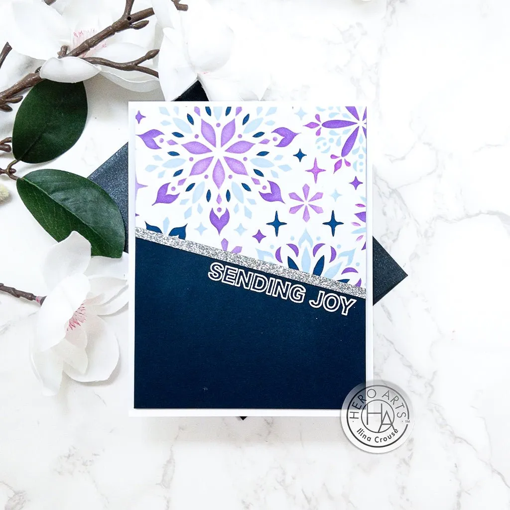SA285 Color Layering Snowflake Stencils