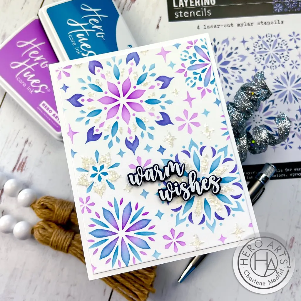 SA285 Color Layering Snowflake Stencils