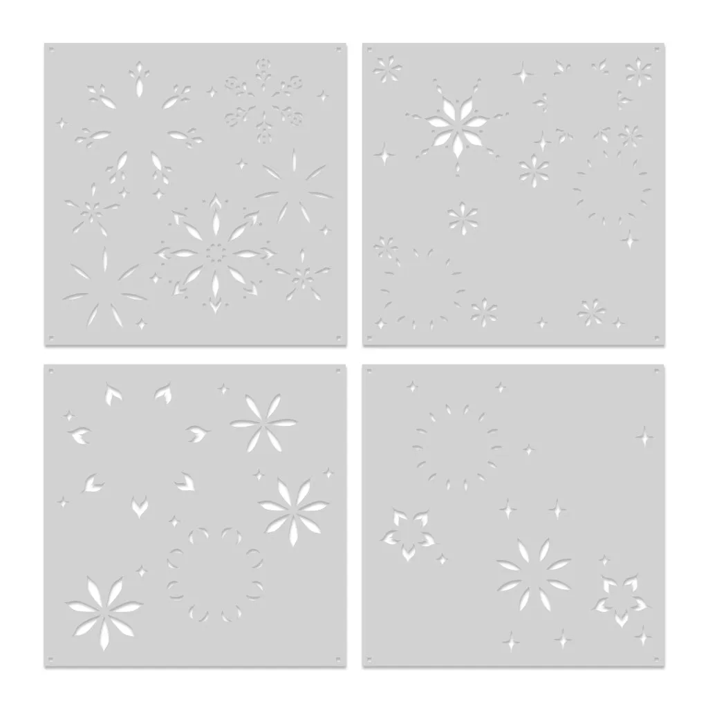 SA285 Color Layering Snowflake Stencils