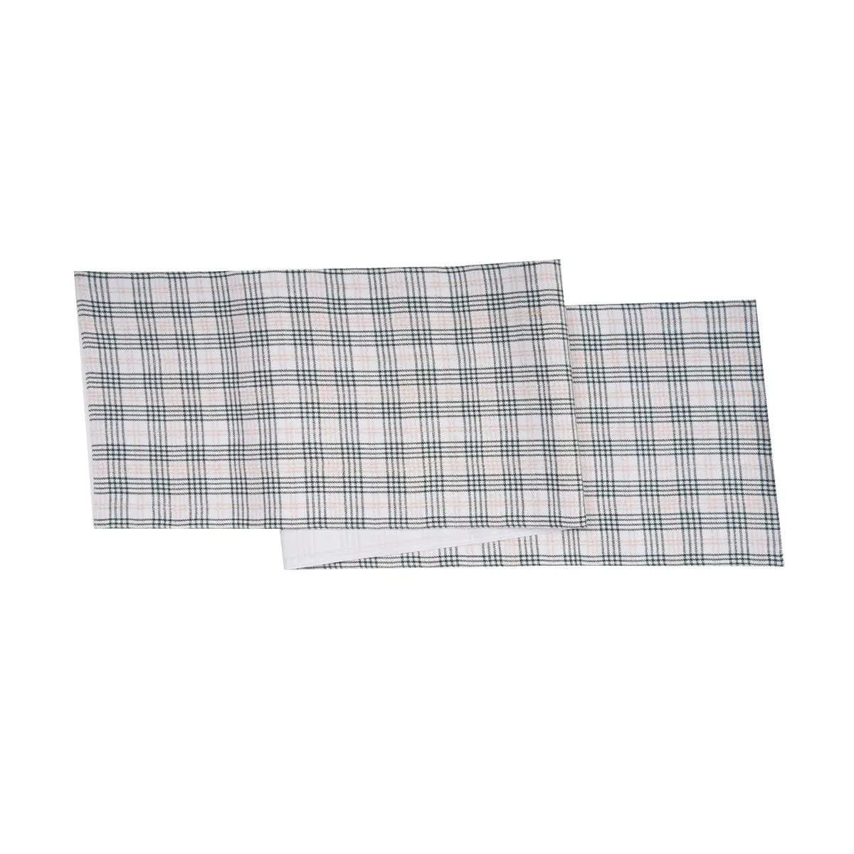 Sage & Gold Plaid Table Linens