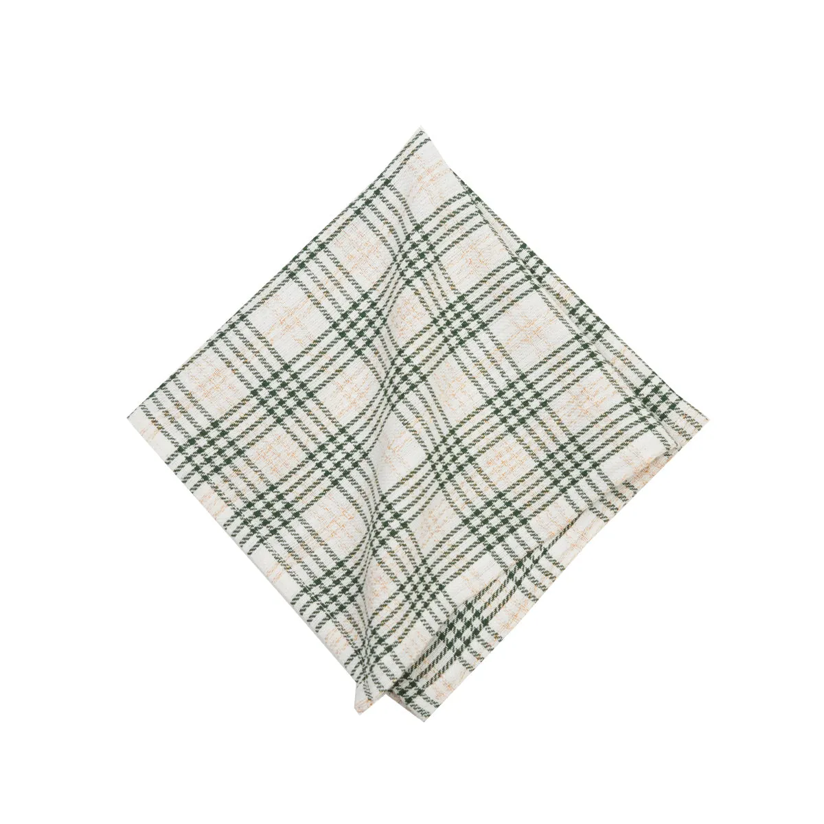 Sage & Gold Plaid Table Linens