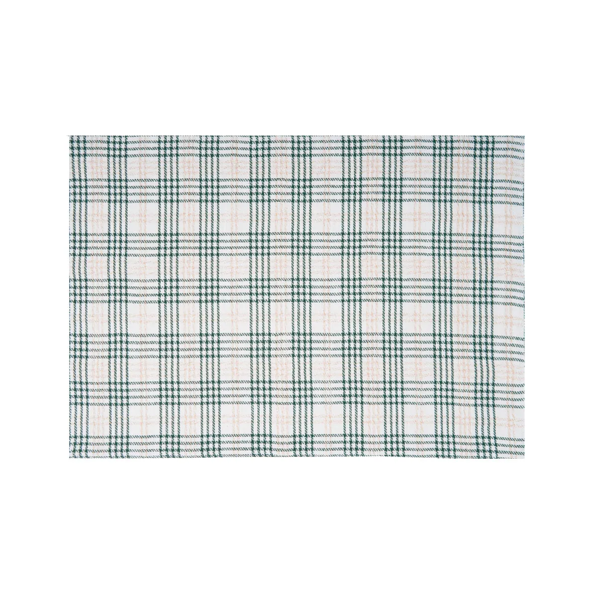 Sage & Gold Plaid Table Linens