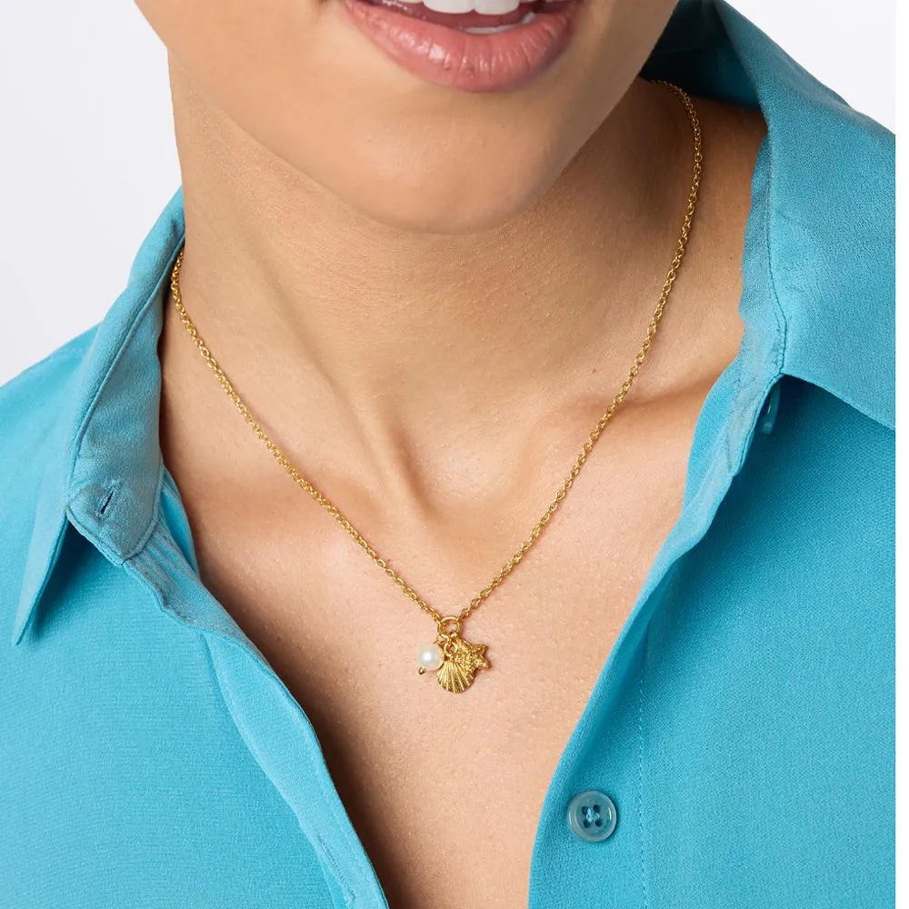 Sanibel Trio Charm Necklace