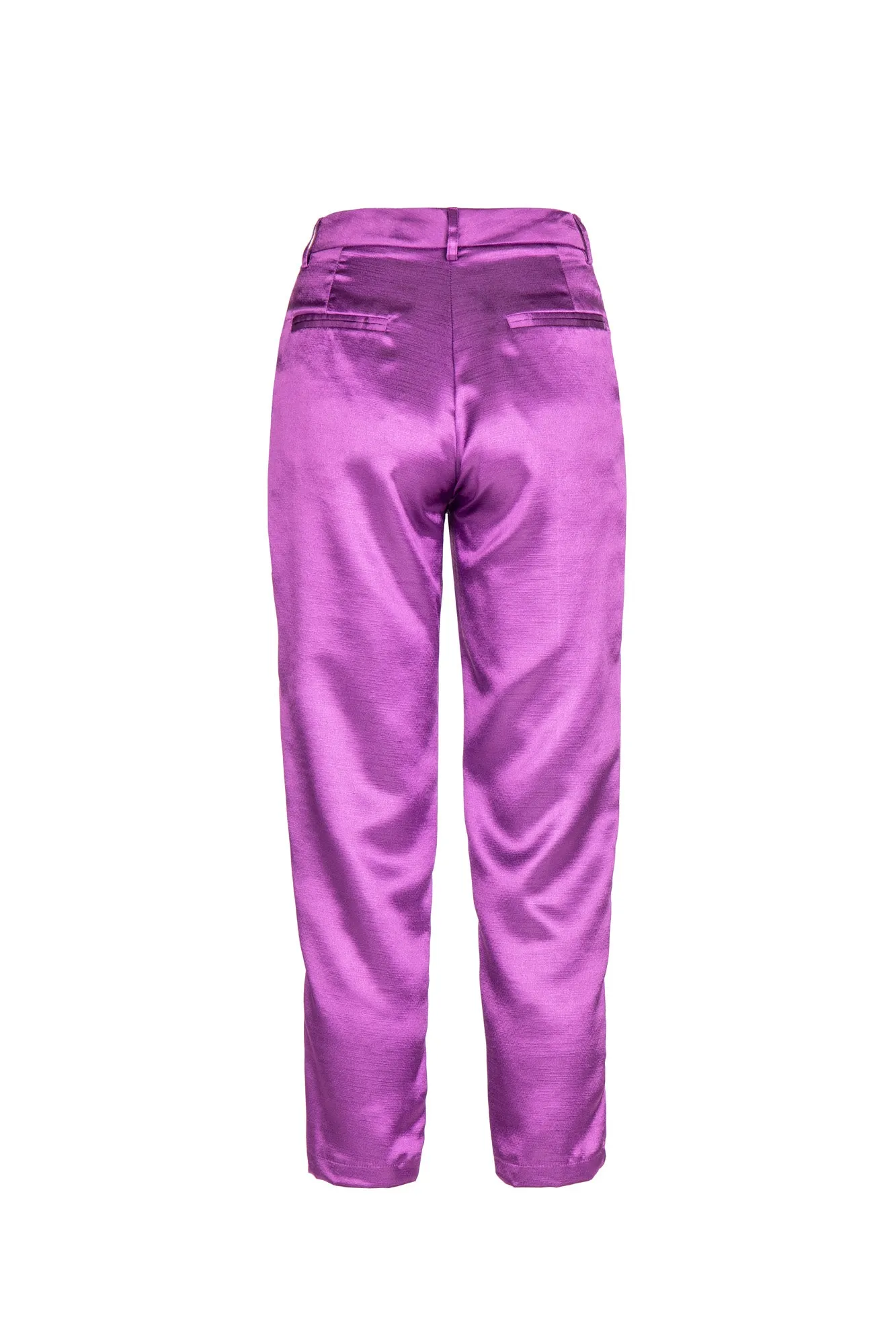 SATIN CHINO PANTS